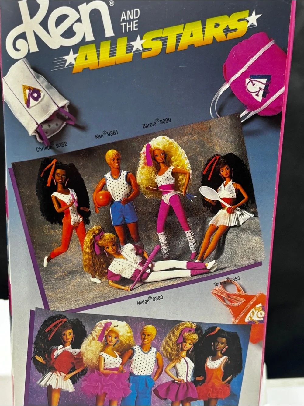 Barbie's Ken and the All-Stars Doll Basketball Gear Mattel 1989